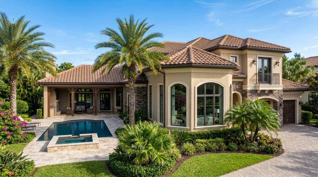 How much does it cost to own a home in Reunion with a private pool and tropical landscaping