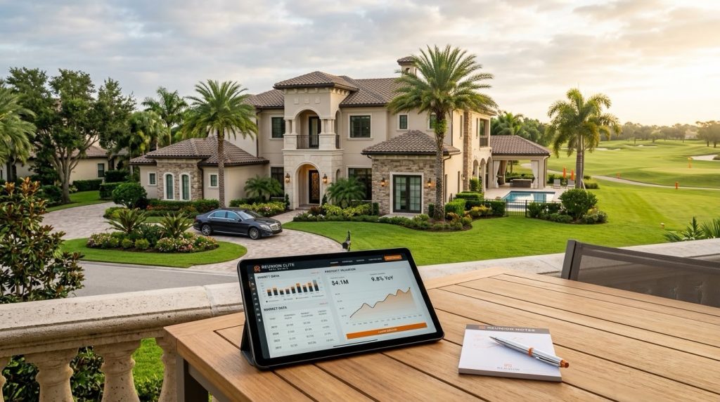 Reunion, Florida home being evaluated using multiple property value estimates