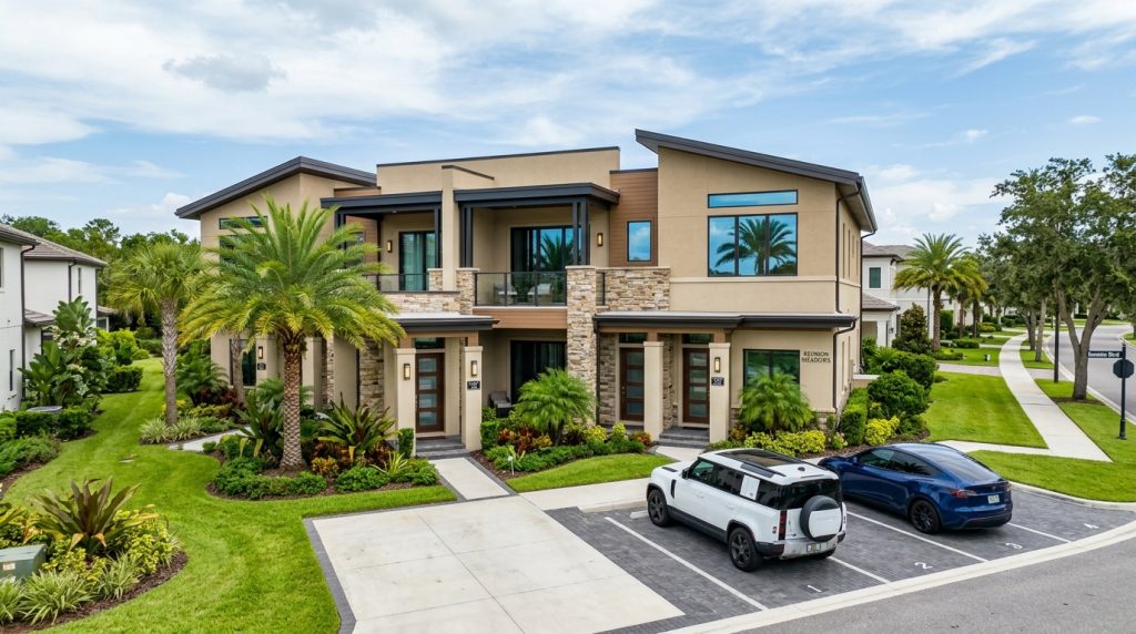 Modern multifamily investment property with multiple units in Reunion, Florida