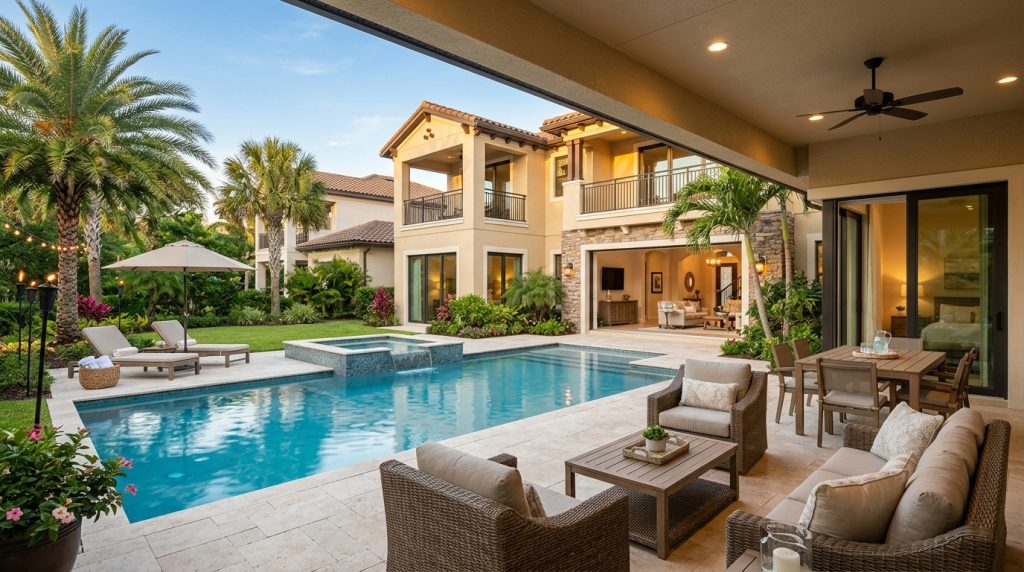 Is Reunion a good place to buy a vacation home with a private pool and outdoor living