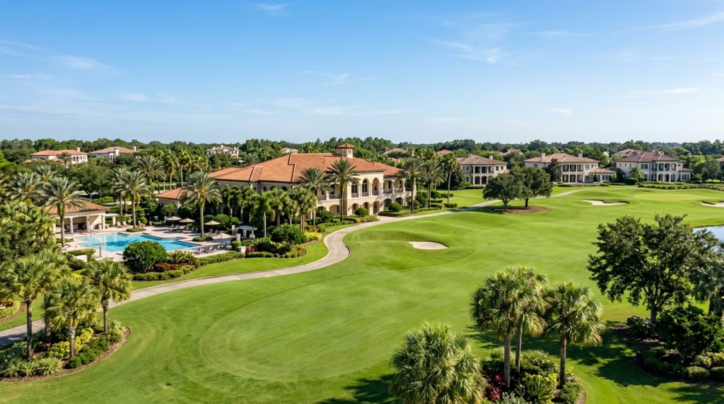 Does buying a home in Reunion include resort membership for golf and amenities