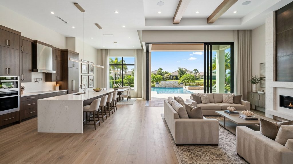 Luxury vacation home for sale in Reunion, Florida with private pool and outdoor living area